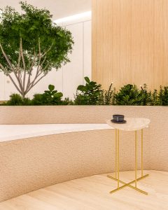 Recepção Clínica sensorial, leve e humanizada - Letícia Beraldo Arquitetura e Interiores | Neuroarquitetura, Bem-estar e Saúde