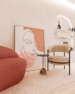 Consultório de Psicologia impactante, acolhedor e humanizado - Letícia Beraldo Arquitetura e Interiores | Neuroarquitetura, Bem-estar e Saúde