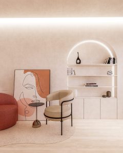 Consultório de Psicologia impactante, acolhedor e humanizado - Letícia Beraldo Arquitetura e Interiores | Neuroarquitetura, Bem-estar e Saúde