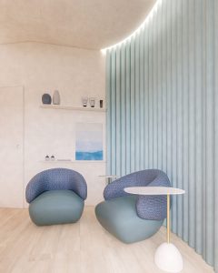 Consultório de Fisioterapia pacífico, acolhedor e humanizado - Letícia Beraldo Arquitetura e Interiores | Neuroarquitetura, Bem-estar e Saúde