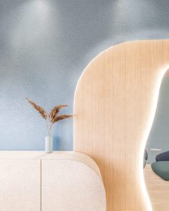 Consultório de Fisioterapia pacífico, acolhedor e humanizado - Letícia Beraldo Arquitetura e Interiores | Neuroarquitetura, Bem-estar e Saúde