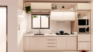 Cozinha - Sobrado F.B., leve e aconchegante - Letícia Beraldo Arquitetura e Interiores | Neuroarquitetura, Bem-estar e Saúde