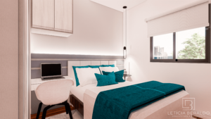 Quarto - Sobrado F.B., leve e aconchegante - Letícia Beraldo Arquitetura e Interiores | Neuroarquitetura, Bem-estar e Saúde