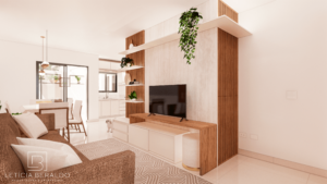 Sala - Sobrado F.B., leve e aconchegante - Letícia Beraldo Arquitetura e Interiores | Neuroarquitetura, Bem-estar e Saúde