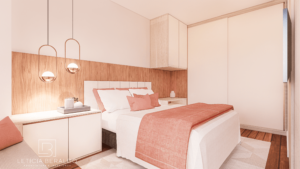 Suíte - Sobrado F.B., leve e aconchegante - Letícia Beraldo Arquitetura e Interiores | Neuroarquitetura, Bem-estar e Saúde