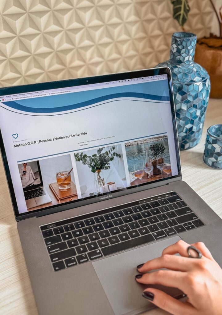 Template Método de Organização e Gestão Pessoal, Notion por Le Beraldo - Método OGP