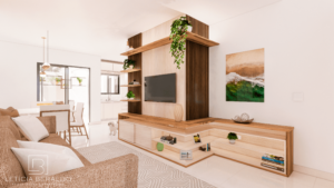 Sala - Sobrado F.B., leve e aconchegante - Letícia Beraldo Arquitetura e Interiores | Neuroarquitetura, Bem-estar e Saúde