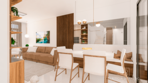 Sala - Sobrado F.B., leve e aconchegante - Letícia Beraldo Arquitetura e Interiores | Neuroarquitetura, Bem-estar e Saúde