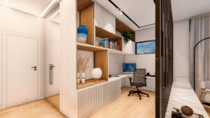 Suíte Masculina N.B., confortável e com personalidade - Letícia Beraldo Arquitetura e Interiores | Neuroarquitetura, Bem-estar e Saúde