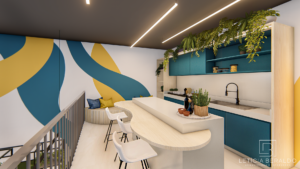 Escritório de Publicidade Agência I9, criativo e confortável - Letícia Beraldo Arquitetura e Interiores | Neuroarquitetura, Bem-estar e Saúde