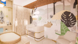 Suíte infantil, biofílica e acolhedora - Letícia Beraldo Arquitetura e Interiores | Neuroarquitetura, Bem-estar e Saúde