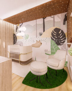 Suíte infantil, biofílica e acolhedora - Letícia Beraldo Arquitetura e Interiores | Neuroarquitetura, Bem-estar e Saúde