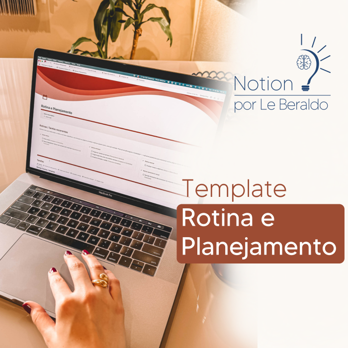 rotina e planejamento notion template