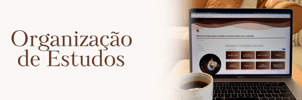 Capa Método de Organização e Gestão Pessoal para Estudos